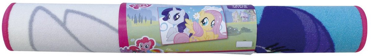 SnelShoppen - Rechthoekig Kindertapijt 120x80 cm in Pastel Kleuren - Polyester voor Kinderen - Ideaal voor Speelkamer, Slaapkamer en Speelplaatsen