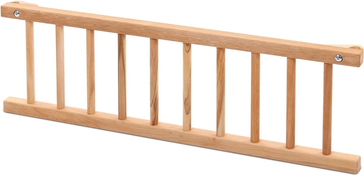 Babybedhek - Wieghek - Veilig slapen - Traploos verstelbaar - 86 x 275 cm - Beuken
