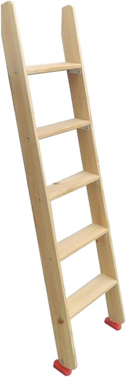 Stapelbedladder - Bedladder trapje - Veilig Klimmen - Bredere Treden - 175 m 6 treden - A