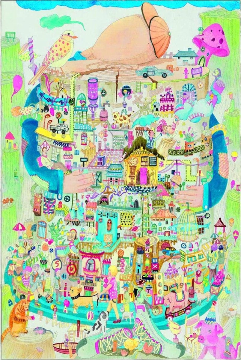 Houten Puzzel - Legpuzzel Puzzelspel - Ontspannen Tijdverdrijf - Precisie Gesneden Stukjes - 105x181 cm - Multicolor