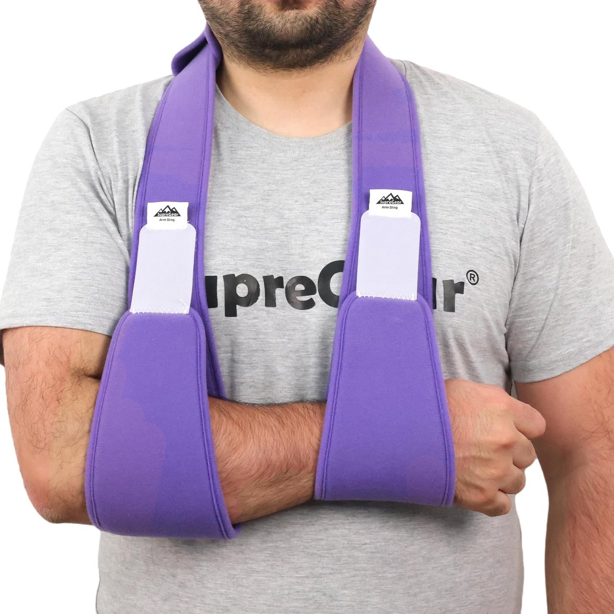 SnelShoppen - Supregear Armsling Schouder Immobilisator - Lichtgewicht Draagband voor Schouderblessures, Breuken, Ontwrichtingen - Links/Rechts - Comf
