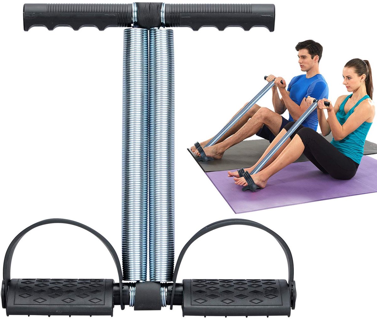 Dailygoods - Elastische Sit Up Pull Rope - Voor Effectieve Fitnesstraining
