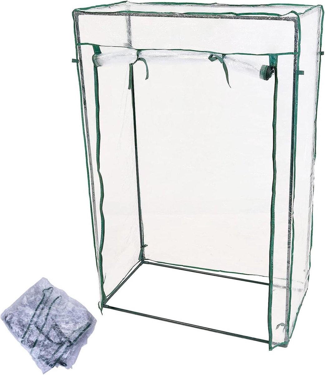 Serre Vervanghoes - Kas Cover - Planten Beschermen - Versterkt PVC Materiaal - 30x21.7x8.4 cm - Transparant