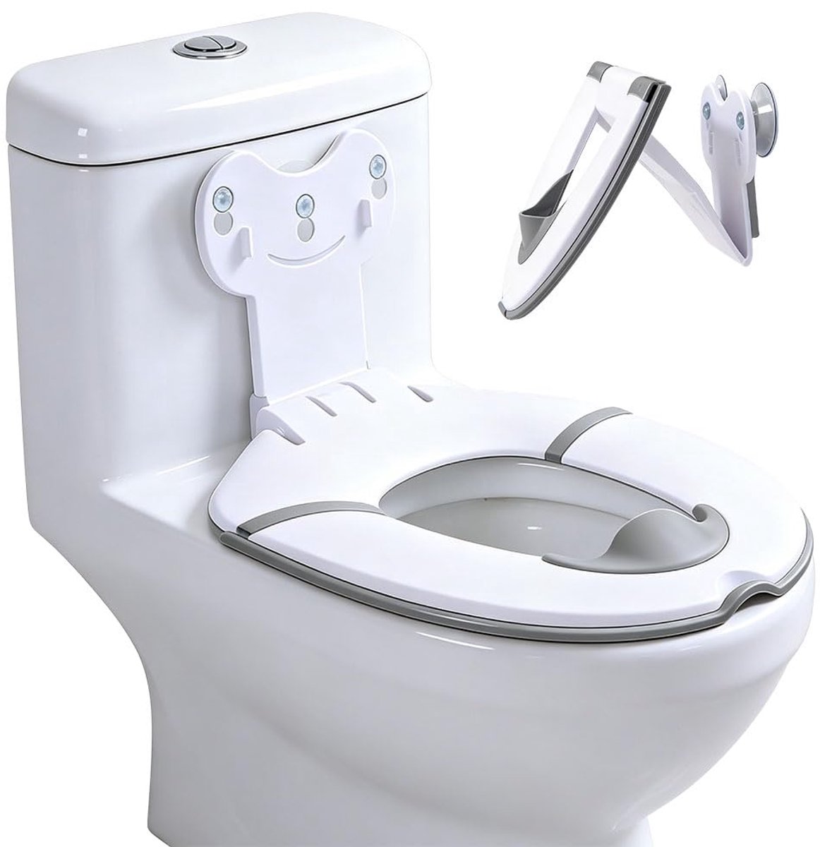 SnelShoppen - Toiletverkleiner voor Kinderen, Opvouwbaar en Draagbaar, Zuignap Toiletadapter voor Jongens en Meisjes, Veilig en Comfortabel, Ideaal vo