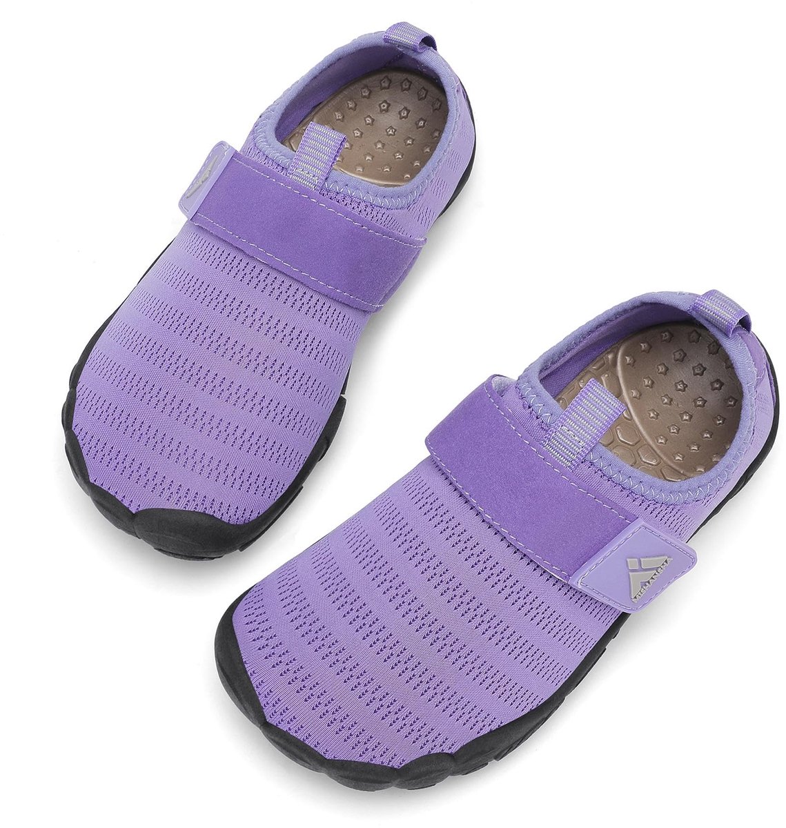 SnelShoppen - Sneldrogende Badschoenen voor Kinderen - Waterschoenen - Blote Voetschoenen - Ademend en Antislip - Maat 24-35 - Eenvoudig Paars - Perfe