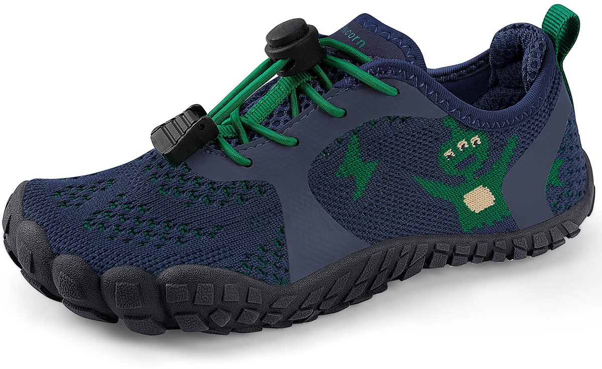 SnelShoppen - IceUnicorn Blotevoetenschoenen Kinderen, Ademend, Sneldrogend, Badschoenen, Zwemschoenen, 34 EU, Perfect voor Strand en Zwembad