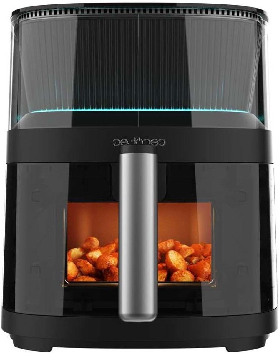 Airfryer met Waterverstuiver - Heteluchtoven Gezond - Gezond Koken - Healthy Crispy Technologie - 5 Liter - Zwart