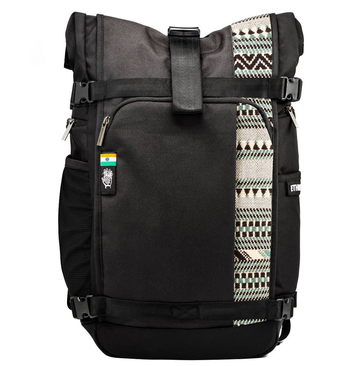 Ethnotek Raja 46 Liter Rolltop Rugzak / Backpack - Geschikt voor 15-17 inch laptops - Reistas / Handbagage