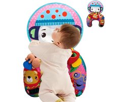 Kinder Zit-Op Kussen - Kinder Verzorgingskussen Loungemat - Baby Ontwikkeling Ondersteunen - Stimuleert Kernspieroefeningen - 456x318x10 cm - Aap