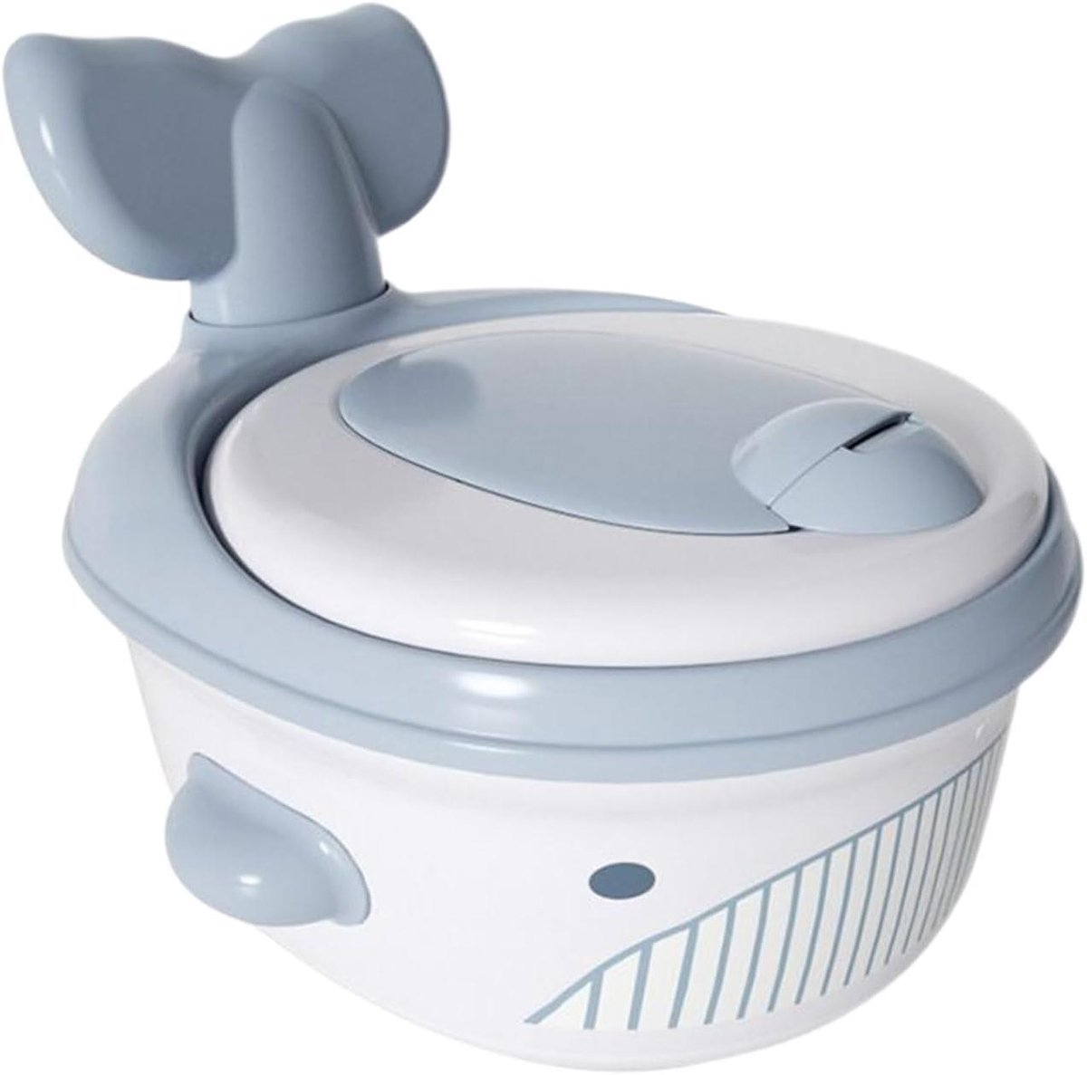 Kinder Potje - Toilettrainer Kinderen - Zindelijkheidstraining - Antislip Bodem - 37x32 cm - Grijs
