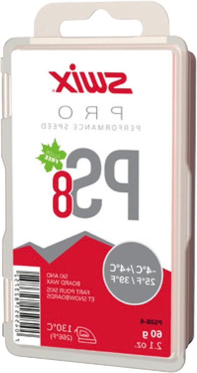 Ski Snowboard Wax - Glijwax Onderhoud - Ski Onderhoud - Fluweelvrij - 60g - Rood