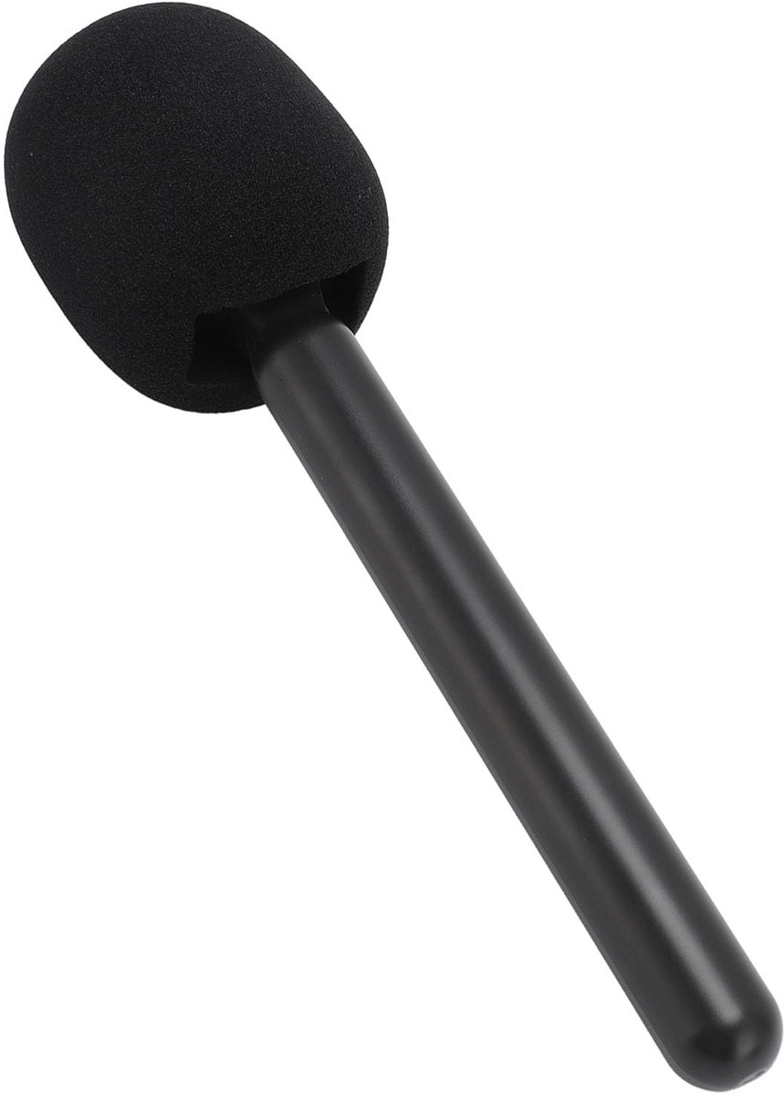Dailygoods - Draadloze Microfoon Handgreep Adapter met Schuim - Voor Interviews