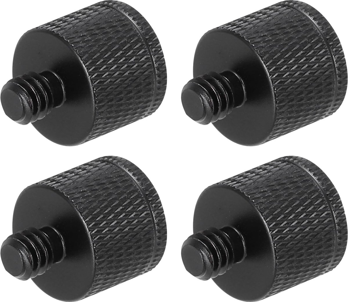 Dailygoods - 4 Stuks Microfoonstandaardschroef Adapter, Aluminium voor Microfoon Tripod