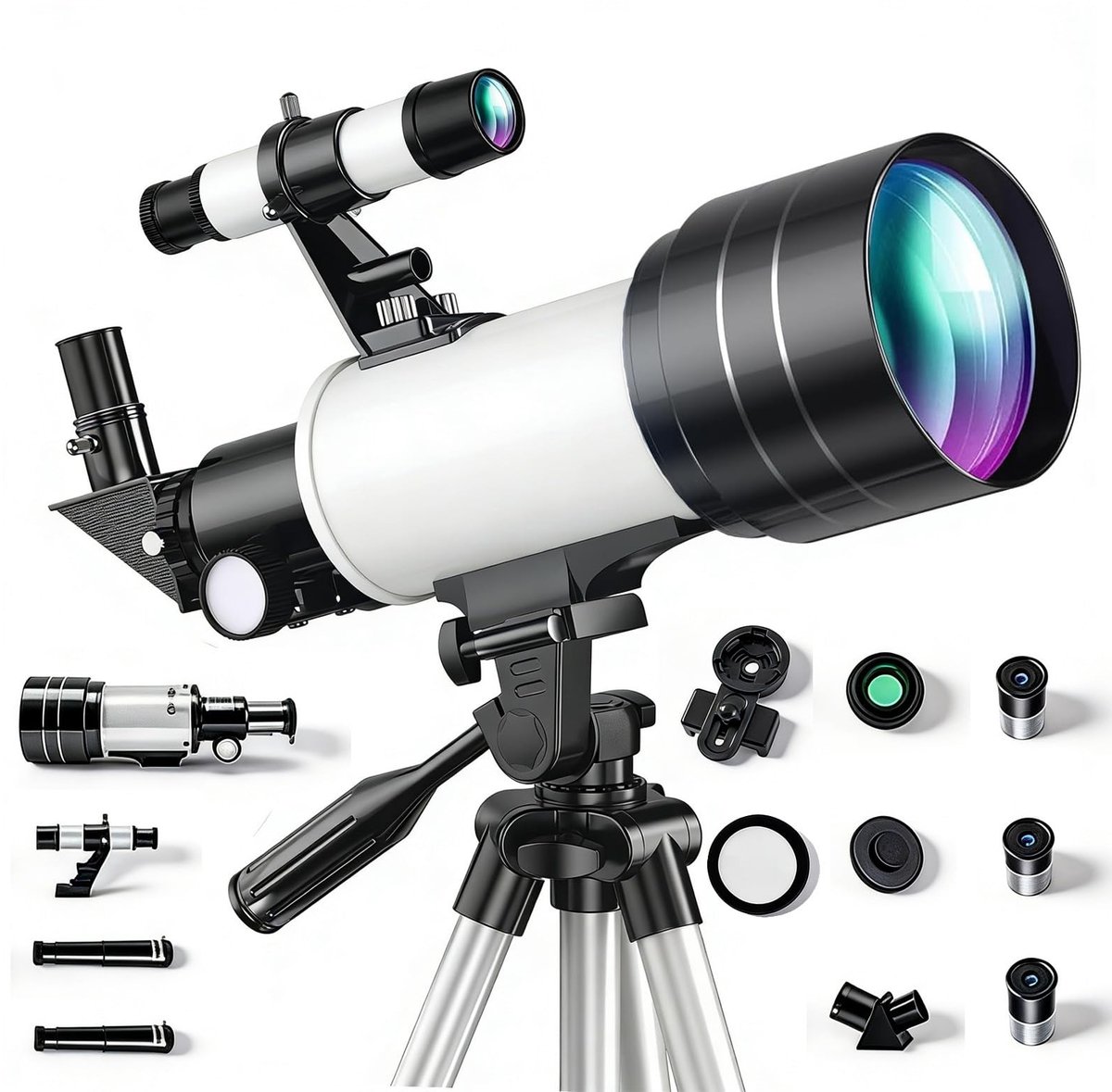 Dailygoods - Telescopische Astronomie Telescope 70mm - Portable Refractor met Tripod