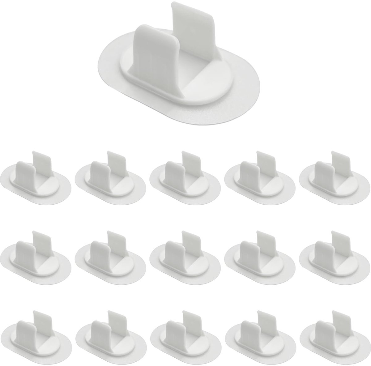Dailygoods - 16 Stuks Zelfklevende Buisklemmen voor Slangen en Pijpen, Ideaal voor Diverse Toepassingen