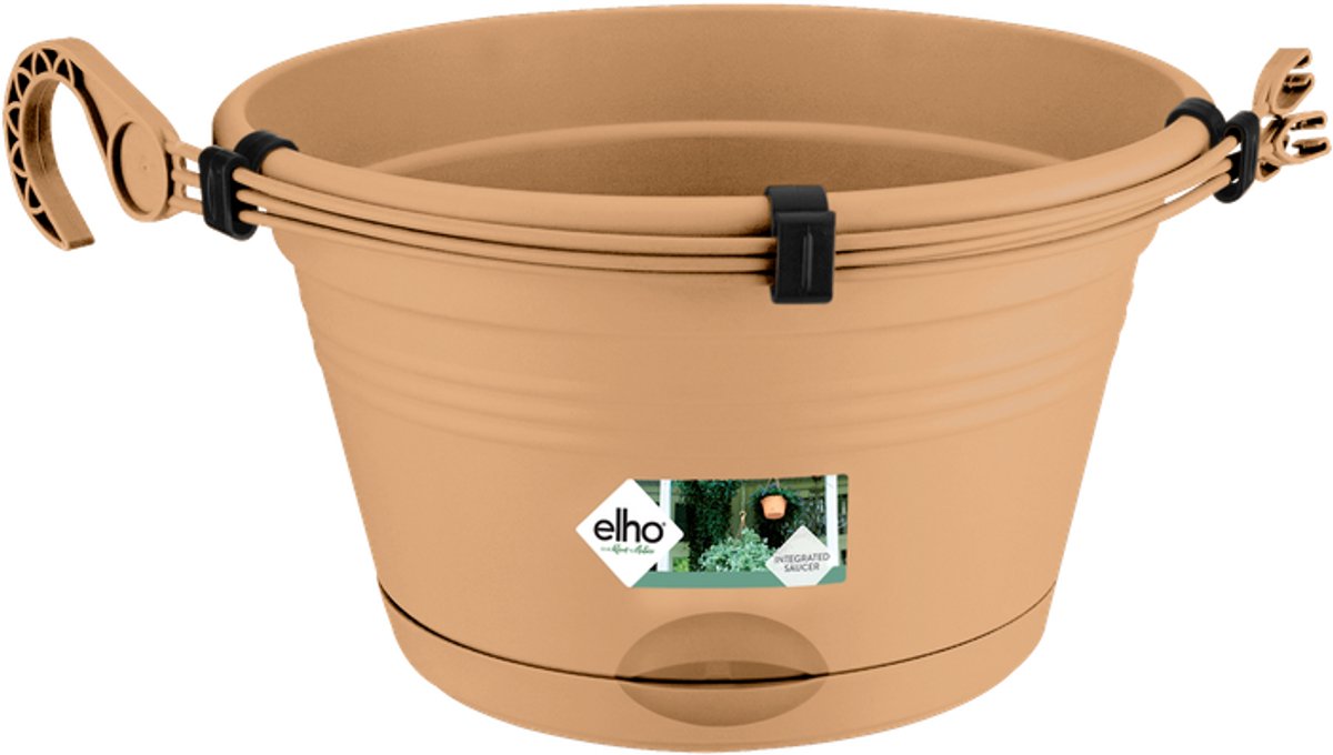 Elho Green Basics Hanging Bowl 28 - Outdoor Balcony Flower Pot