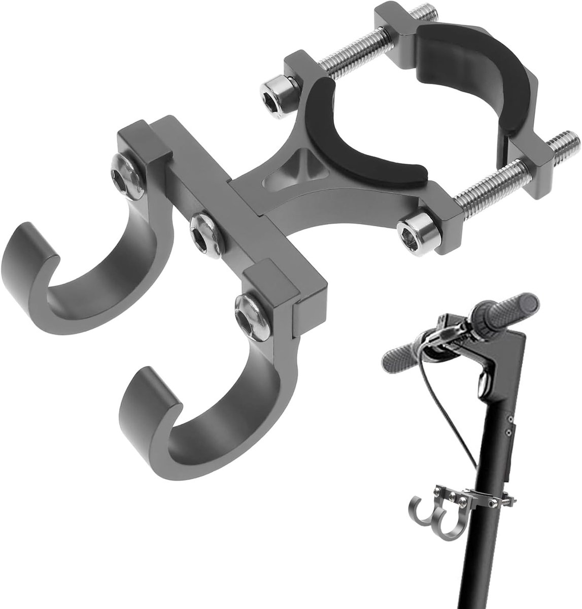 Dailygoods - Aluminium Haak voor Elektrische Scooter met Opbergzak