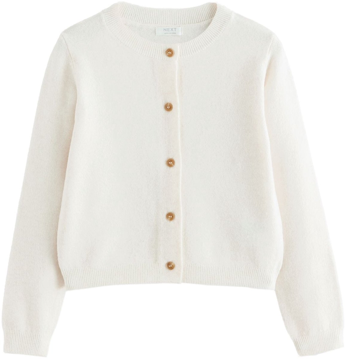 Next - Meisjes - Gebreid vest - Crème