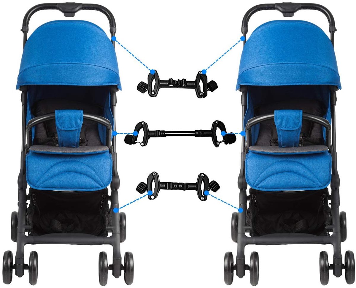 Dailygoods - Universele Buggy Connector voor Dubbele Kinderwagens - Gemakkelijk te Installeren