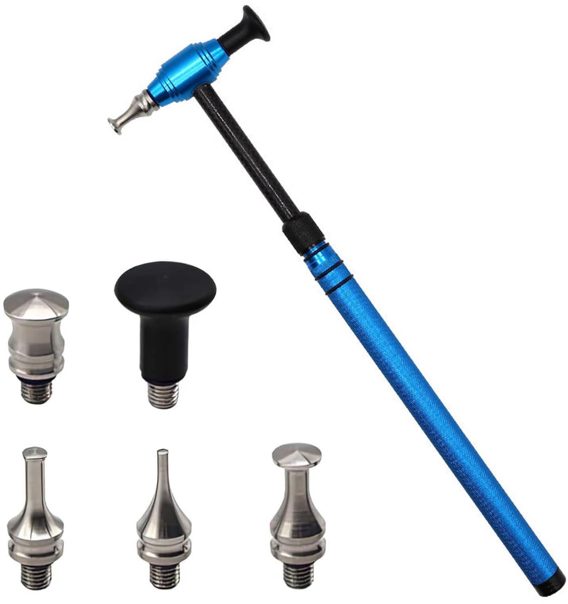 Dailygoods - Auto Deukherstel Kit met 5 Klopkoppen en Telescopische Hamer