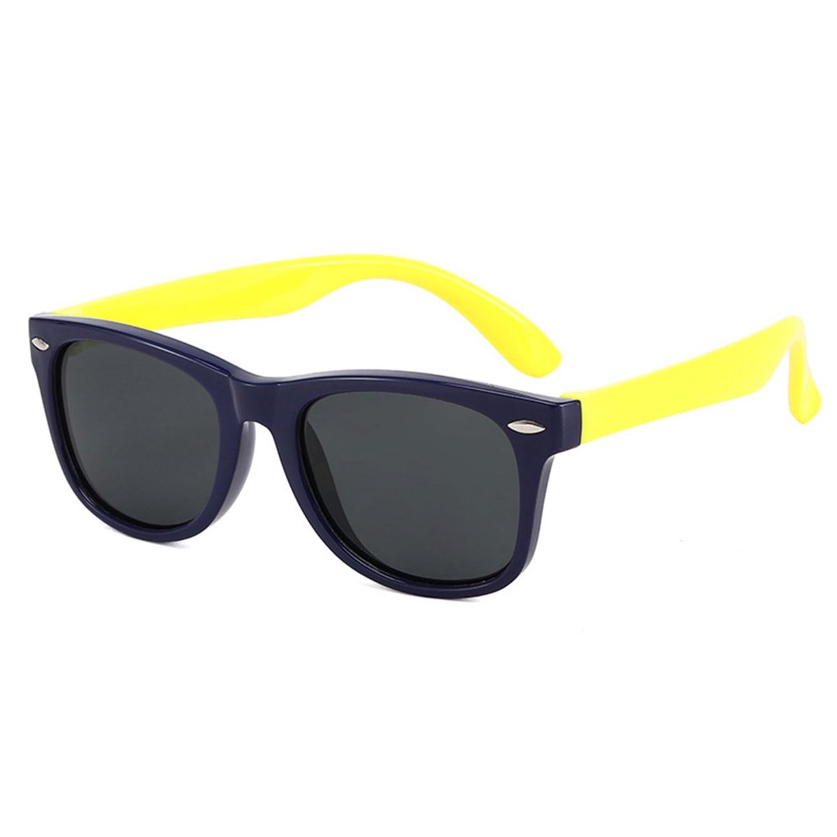 Dailygoods - Kinderzonnebril Gepolariseerd - Zwarte Navigator Zonnebril UV-bescherming voor Kinderen 3-8