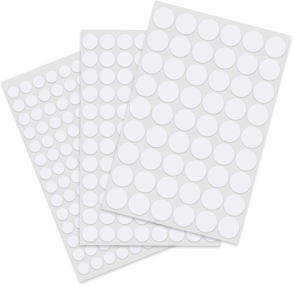 Dailygoods - 870 Stuks Zelfklevende Schroefhoezen, PVC Gatenpatroon voor Meubels