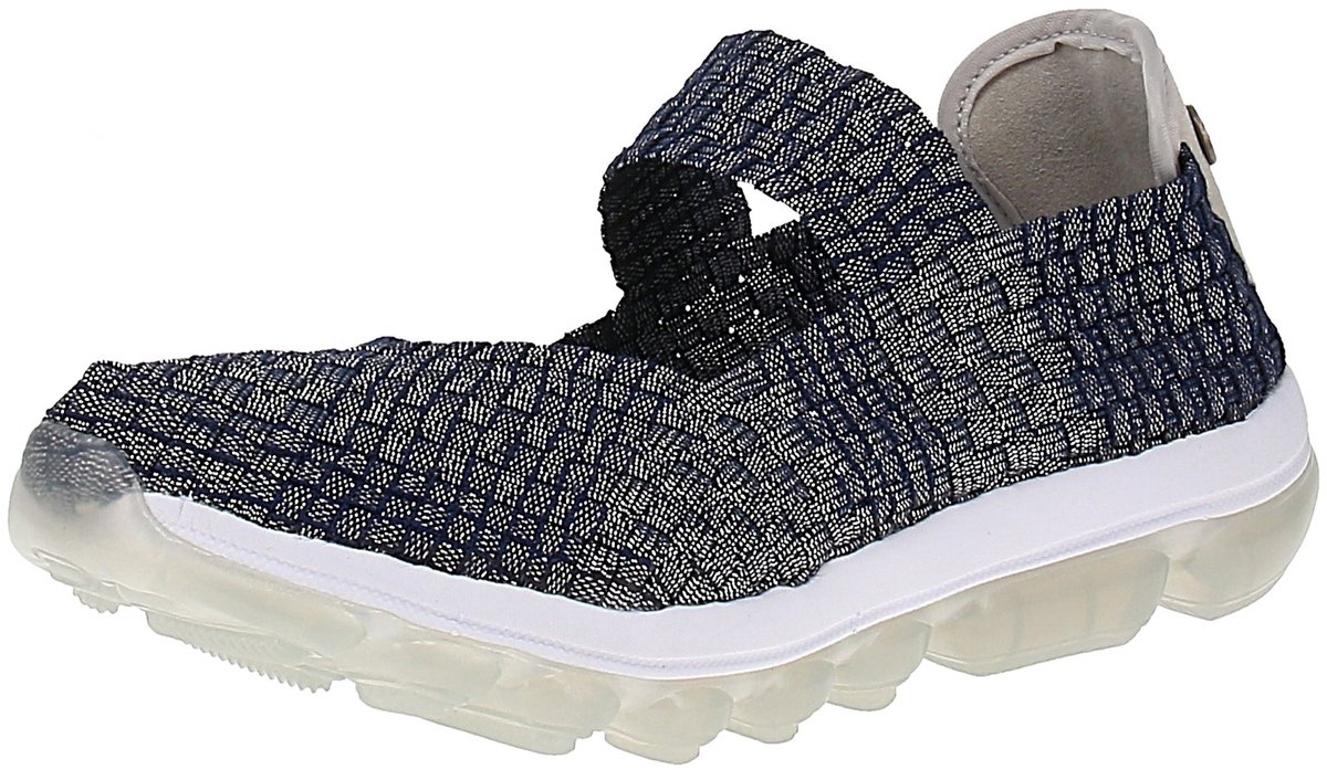 Bernie Mev Gummies Cuddly - Dames ballerina's - Navy-Shimmer