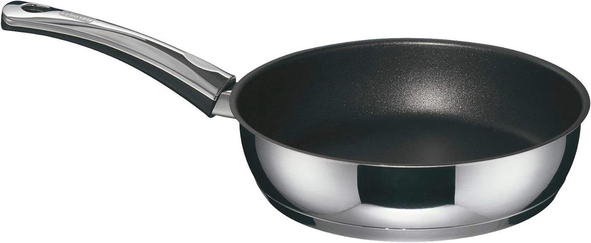 Koekenpan Koekepan Bakpan Eten Bereiden Antiaanbaklaag 24 cm Zilver