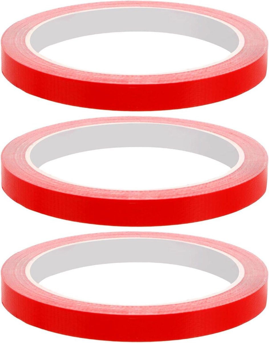 Batje Zijtape - Racket Bescherming - Tafeltennis Training - Lichtgewicht Materiaal - 99 Meter - Rood