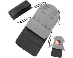 SnelShoppen - Universele SilverChry Winter-Kinderwagentas - Thermische Voetenzak voor Kinderwagen - Warm en Comfortabel - Ideaal voor Winterse Wandeli