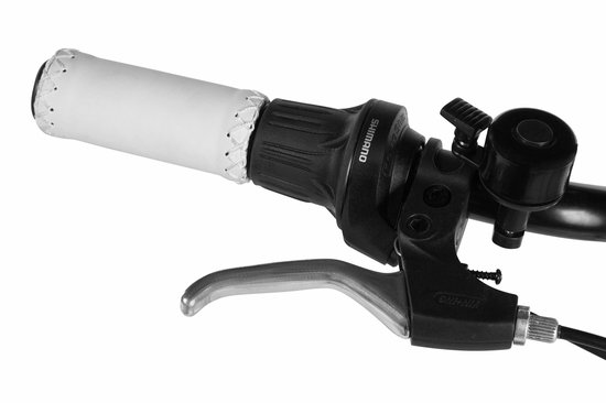Davi Lila - Stadsfiets - 26 inch - 1 versnelling - Terugtraprem/V-brake - Lage instap - 155-180 cm - Roze/Zwart van Davi Lila — afbeelding 5