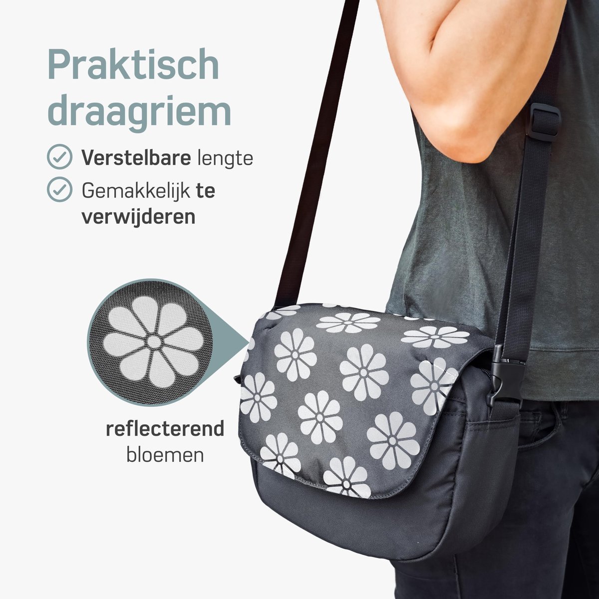 SnelShoppen - Borgen Klickfix Stuurtas - Waterafstotende Fietstas voor Stuur - Ruime 5 Liter Capaciteit - Ideaal voor Fietstochten, Dagjes Uit, en Cam
