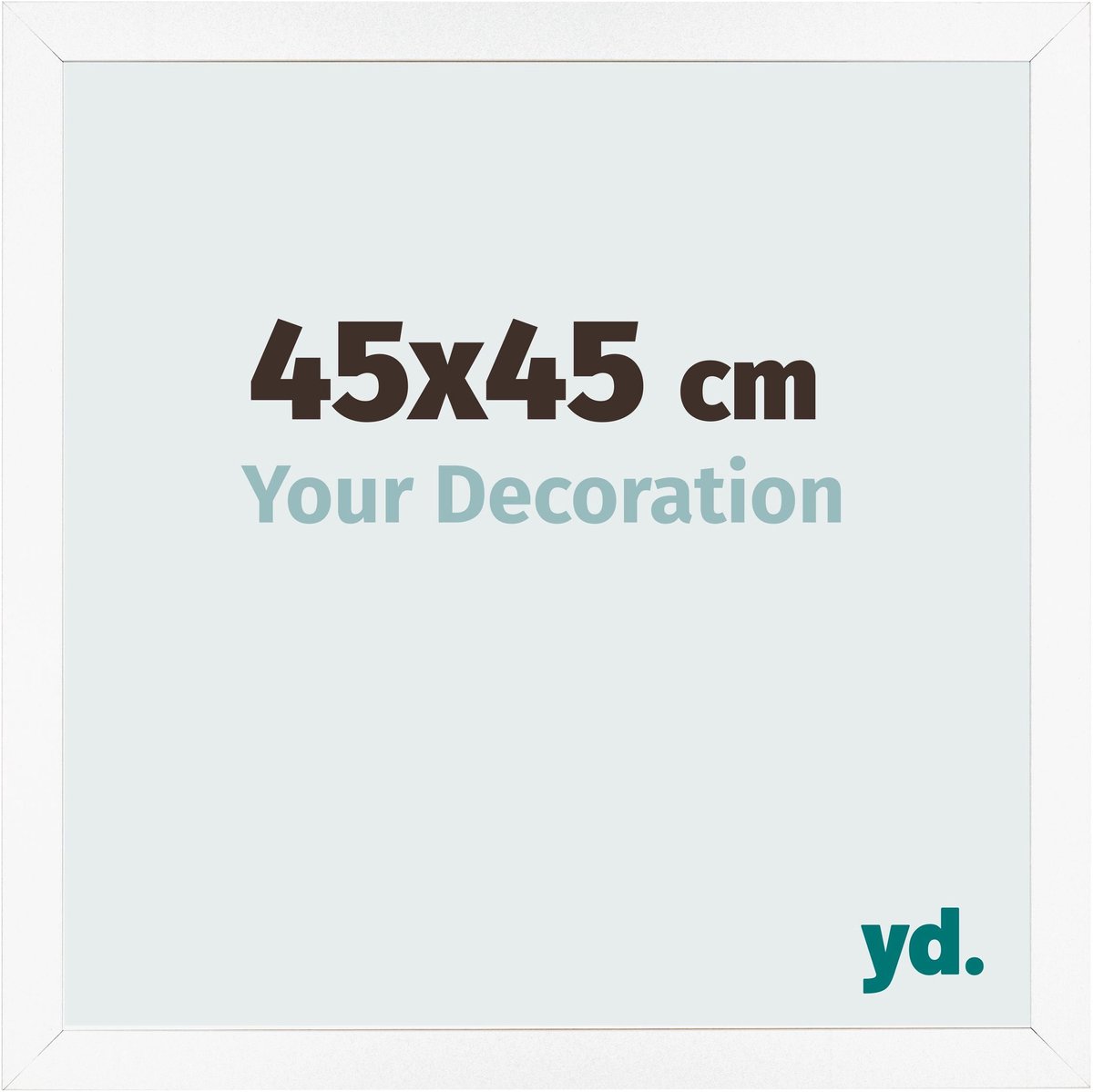 Your Decoration - Fotolijst 45x45 cm - MDF - Wit Mat - Bologna