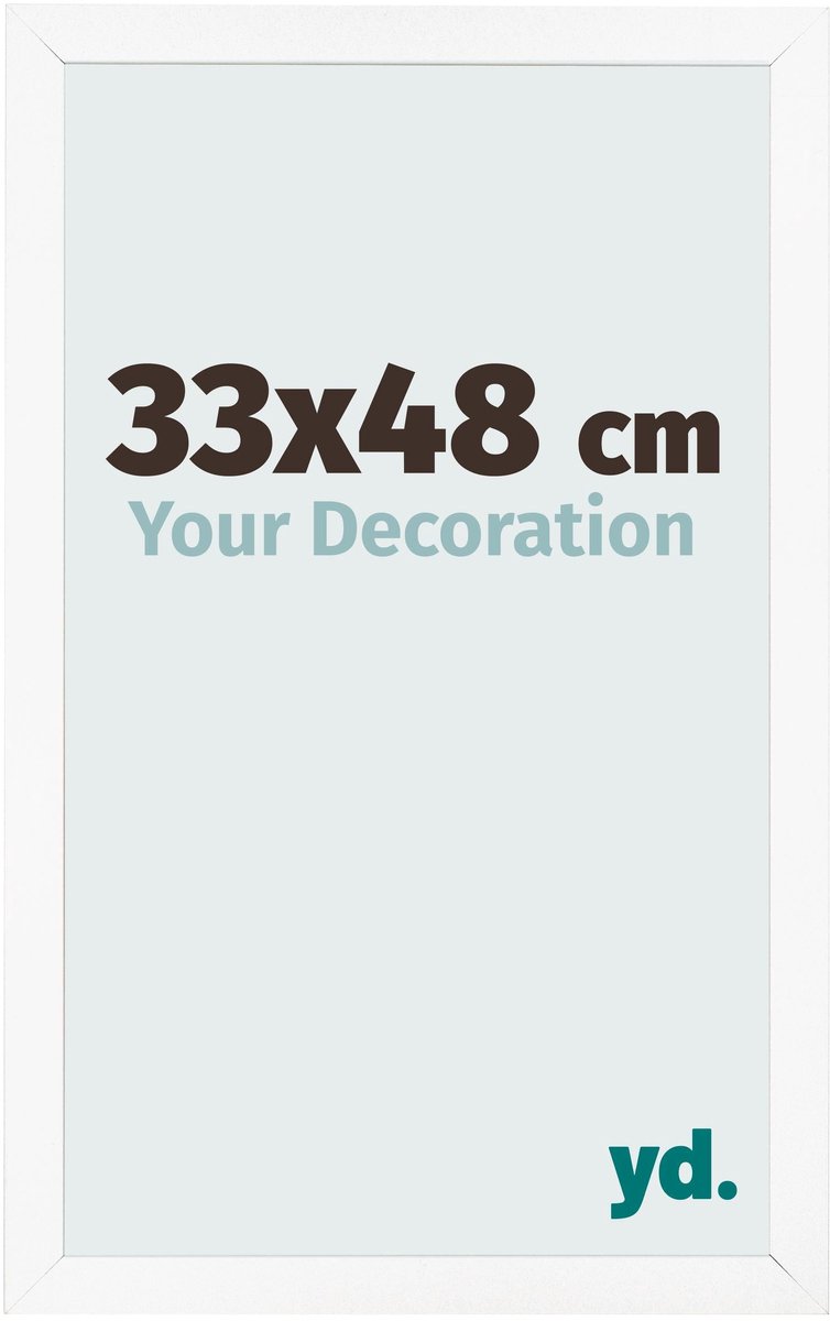 Your Decoration - Fotolijst 33x48 cm - MDF - Wit Mat - Bologna