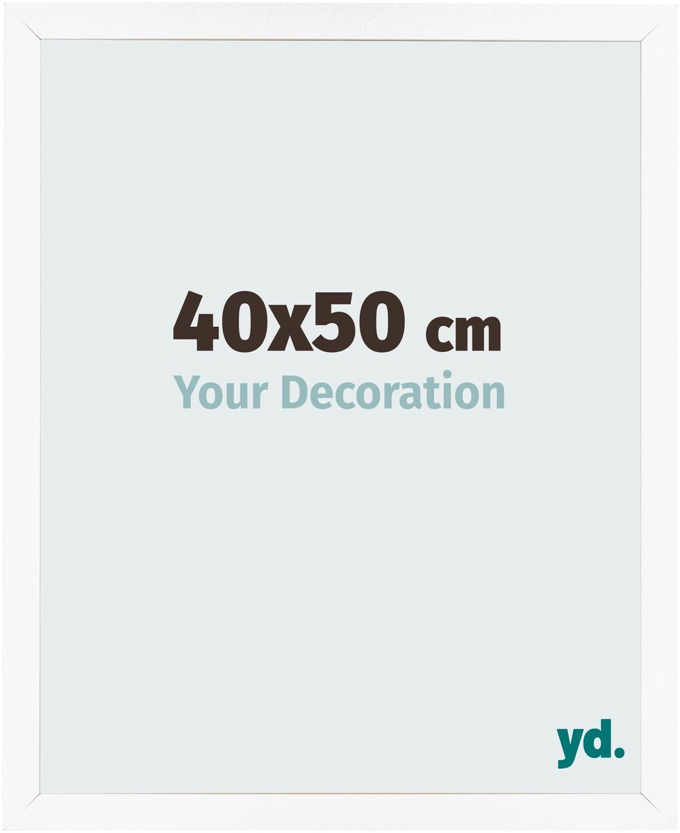 Your Decoration - Fotolijst 40x50 cm - MDF - Wit Mat - Bologna