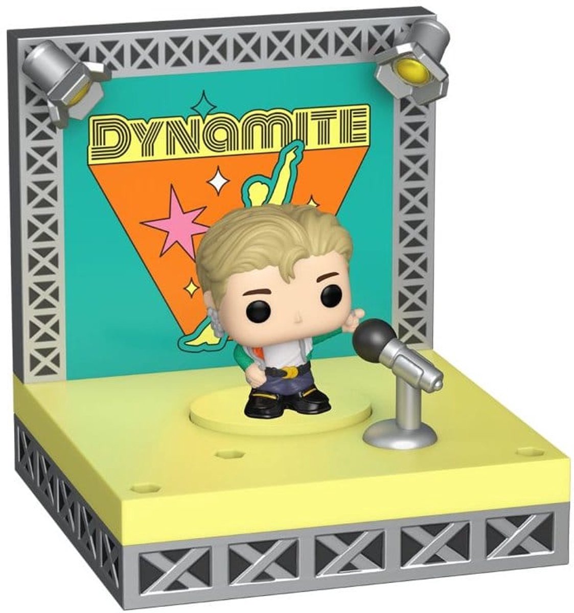 Funko BTS Bitty POP! Stages Vinyl Figure Jimin (Dynamite) 2,5 cm Mini-Figuur - 2cm