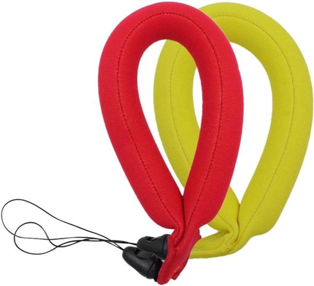 - Onderwatercamera polsbanden - Waterdichte bandjes - Snorkelen zwemmen - Watersport - Geschikt voor onderwatercamera - Zwart - 2 stuks drijfvermogencamerariemmen