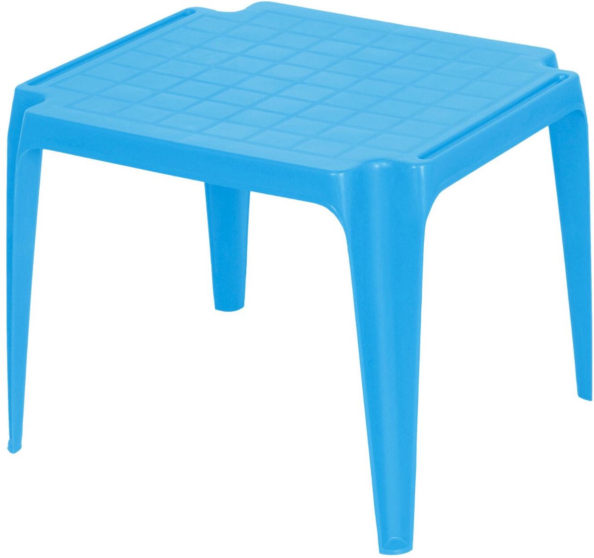 Pro Garden Kindertafel - kunststof - blauw - 56 x 51 x 44 cm - camping - tuin - tafeltje
