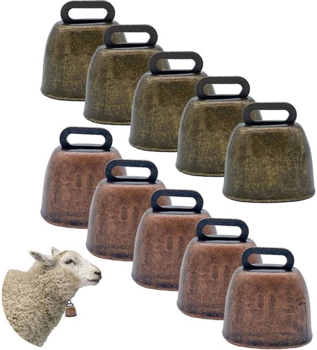Vt products - Koebel Bells - Mini Jingle Bell Klok - Koperen Klokken