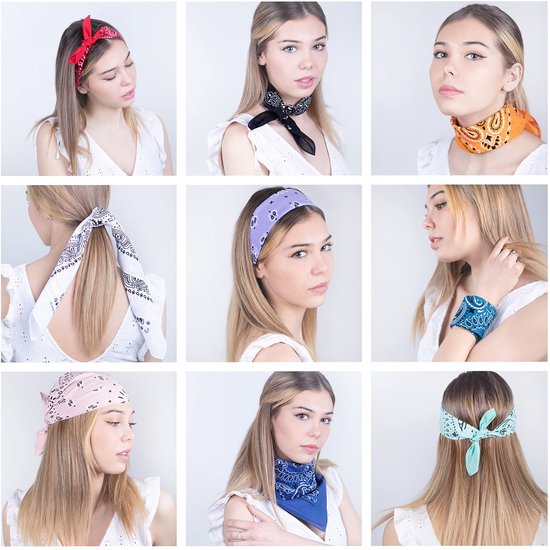 Stuks - Paisley Motief - 100% Katoen - Superieure Dikte - 20 Exclusieve Kleuren — afbeelding 3