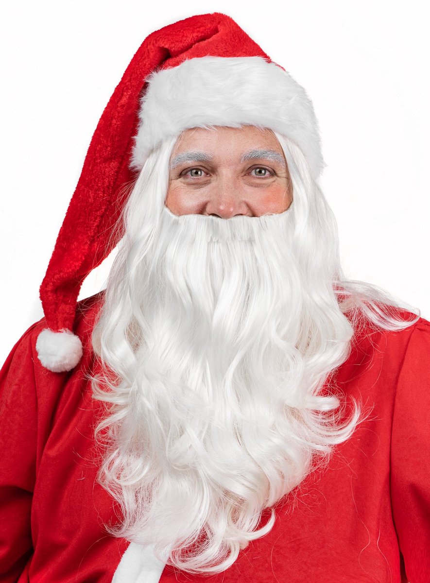 Kerstmanbaard & Pruik