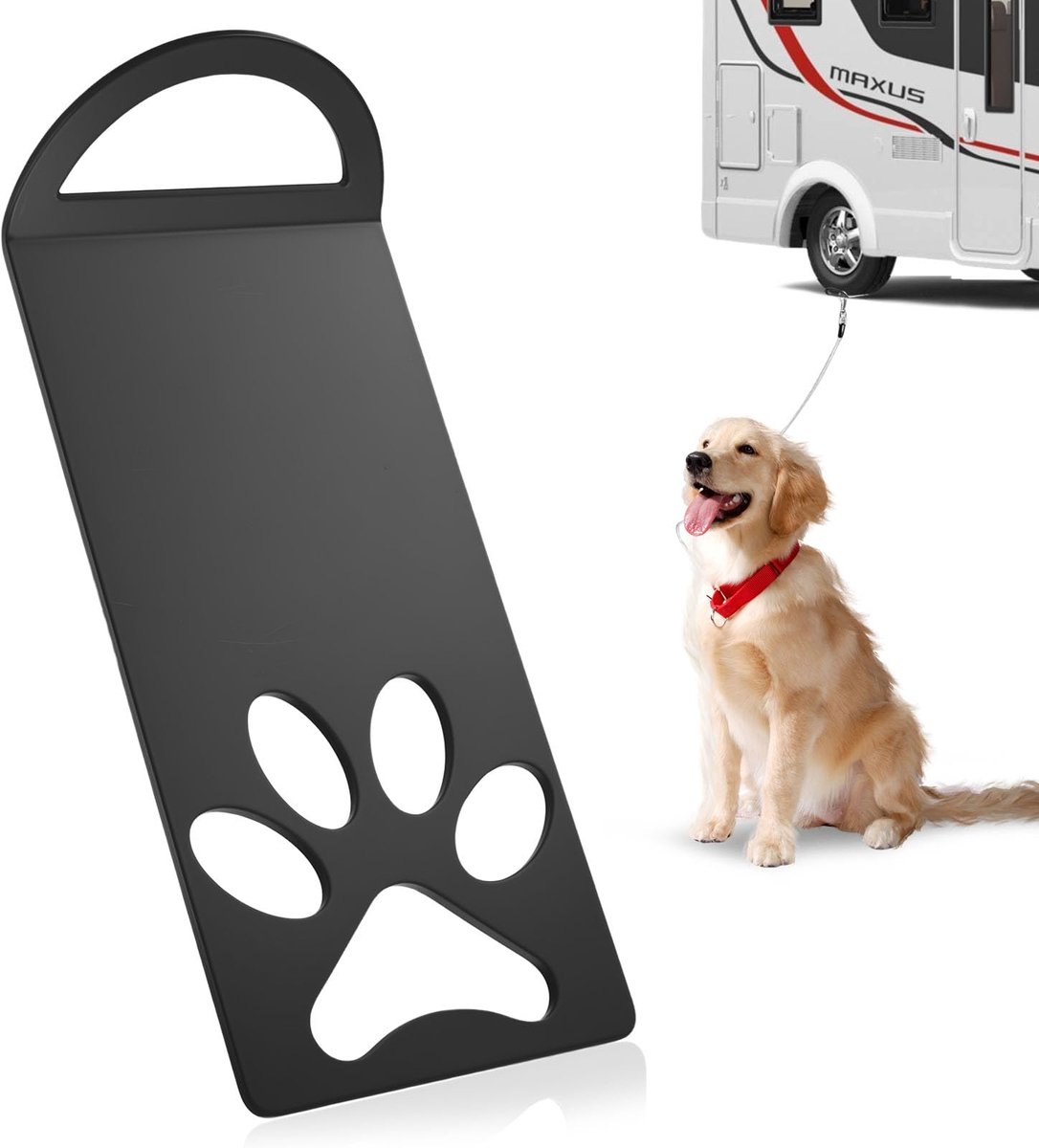 Honden, grondanker voor honden, grondanker, hondenhouder, voor uitstapjes in de auto, voor puppy's en honden, camping, outdoor, accessoires