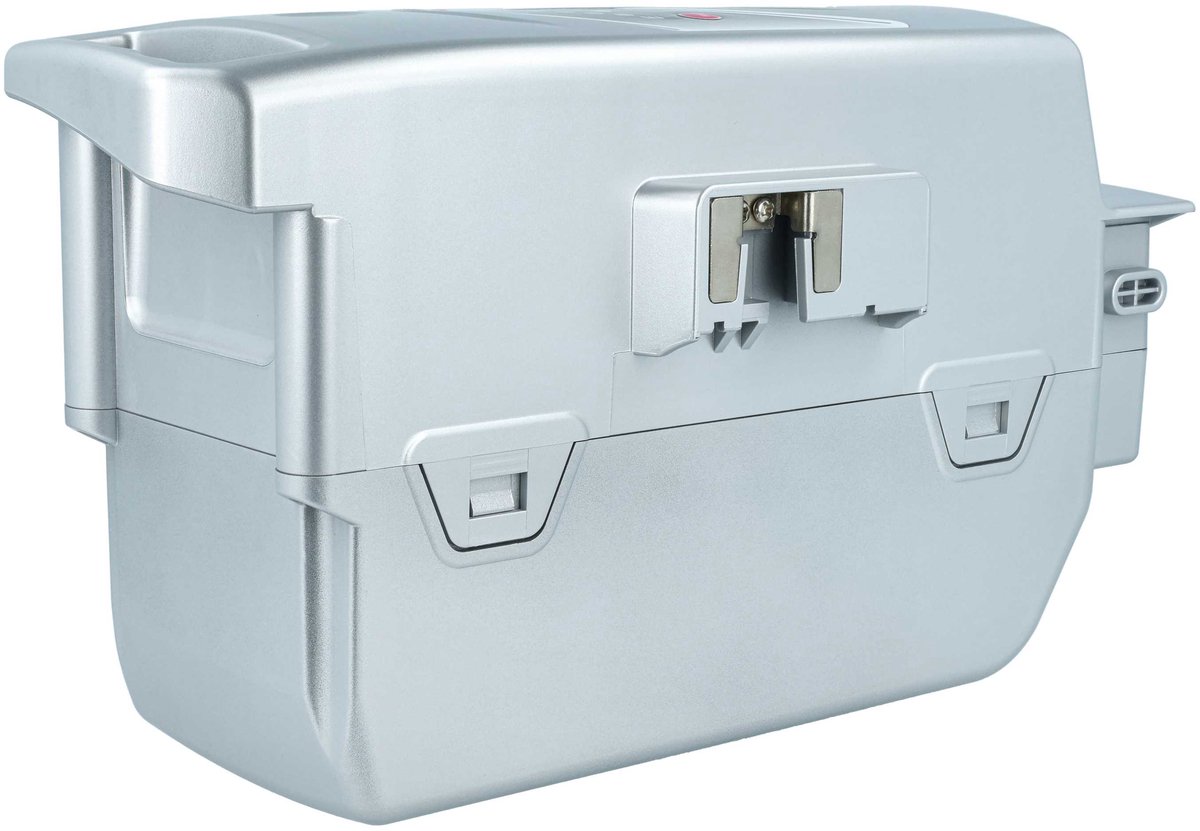 EXTENSILO-accu compatibel met Panasonic Flyer L14 HS, L6, L8 HS, L8, L4, L2, L5, L9, R Street, R Tour e-bike (23,2 Ah, 25,2 V, Li-ion) - Zilver