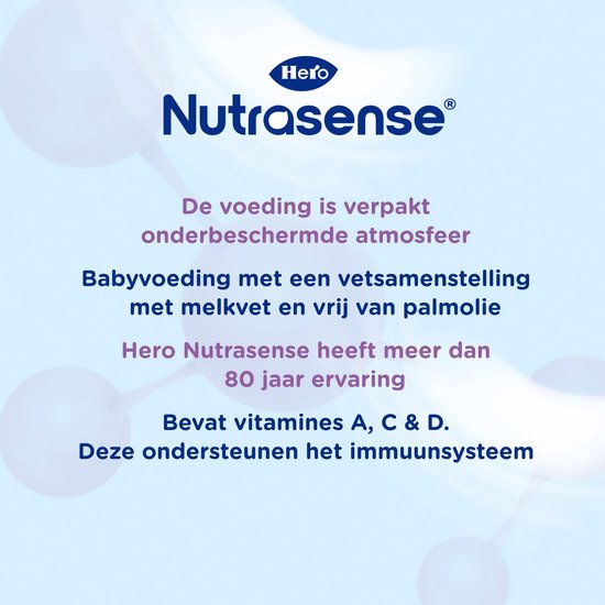 Hero Nutrasense Classic 3 (1+ Jaar) - Peutermelk - Flesvoeding - met Melkvet - Palmolievrij - 4 x 700 gram van Hero — afbeelding 4