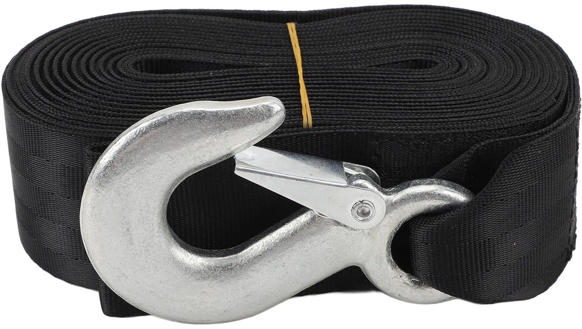 Dailygoods- Lierriem 3500 Lb Heavy-duty - Sleepkabel 5000 kg - Zware Belasting - Veilig bevestigen - Veelzijdig gebruik - Lange levensduur
