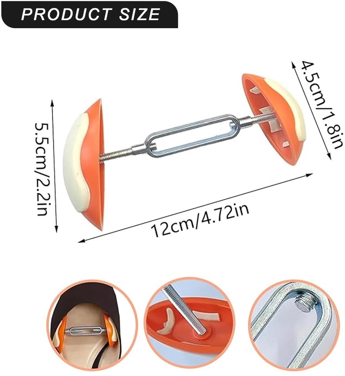 Dailygoods- Schoenoprekker - 4 Stuks - Premium Schoenspanner - Voor Heren/Dames - Geschikt voor Lederen Schoenen - Hoogwaardig ABS/TPR Materiaal