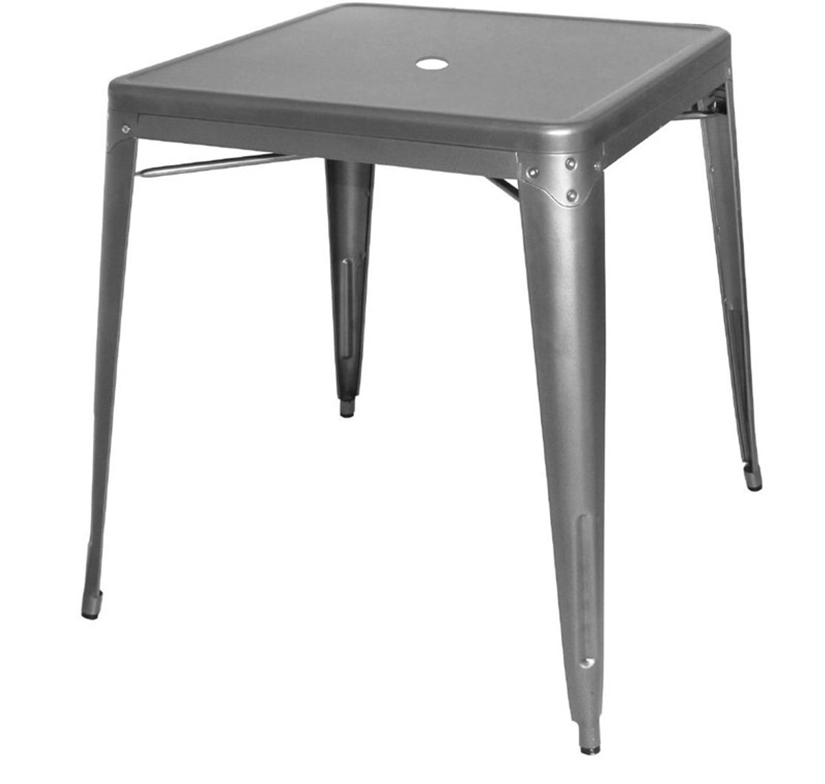 Bolero Vierkante Bistro Tafel Grijs 66cm - Bolero DM904 Antraciet