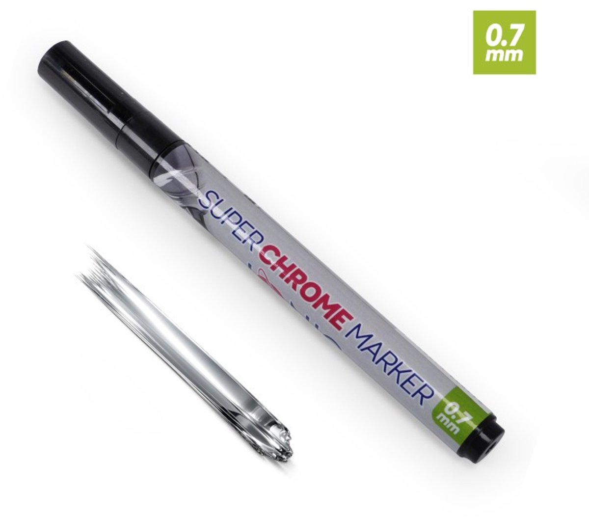 AMMO by Mig Jimenez Hobbyverf Enamel verf - MIG IO0577 Ionic Smart Colors - Super Chrome Marker 0,7mm voor Hobby en Modelbouw Oilbrusher(s)