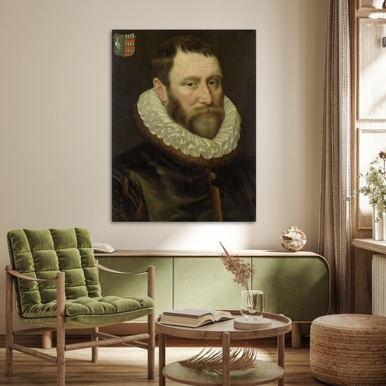 Affiche Jacob Bas Claesz - Peinture d'Adriaen Thomasz. - 90x120cm