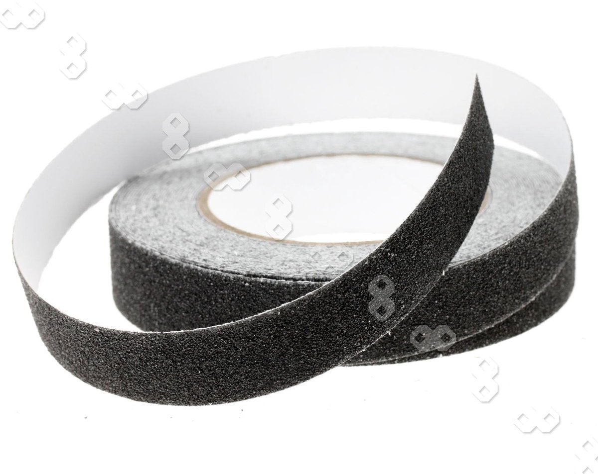 Dailygoods- Antislip Tape 25mm - Antislip Ondergrond - Geschikt voor Trappen - Ladders - Schoren - Aggressieve Hechting - Anti-slip Tape